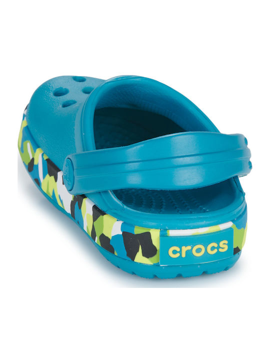 Crocband Παιδικά Ανατομικά Σαμπό Θαλάσσης Μπλε