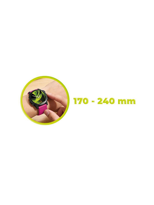 Mobile Origin Easy Strap Silicone Watch 26mm Pink Mo-ess-26-pnk