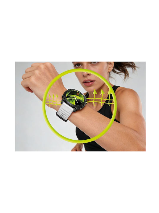 Mobile Origin Easy Strap Силиконова Каишка За Часовник 22mm Бяла Mo-ess-22-wht Mobile Origin Easy Strap Силиконова Каишка За Часовник 22mm Бяла Mo-ess-22-wht
