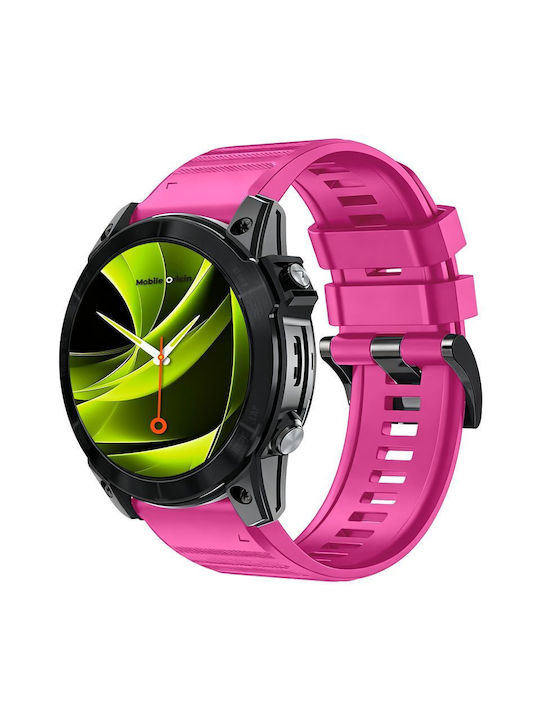 Mobile Origin Easy Strap Silicone Watch 26mm Pink Mo-ess-26-pnk