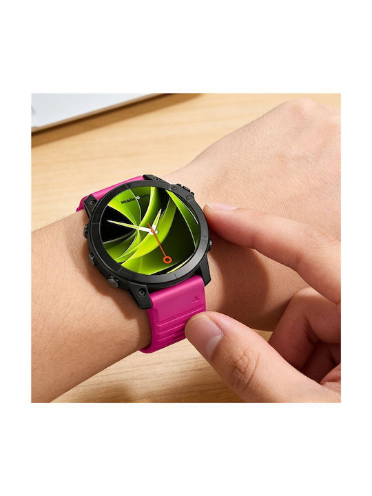 Mobile Origin Easy Strap Silicone Watch 26mm Pink Mo-ess-26-pnk