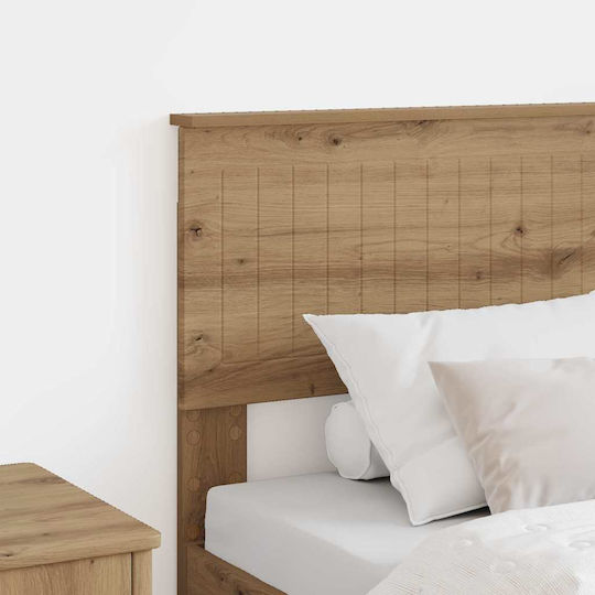 vidaXL Wooden Brown Bed Headboard 83x90cm