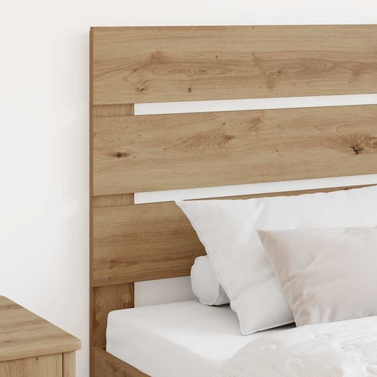 vidaXL Wooden Brown Bed Headboard 78x100cm