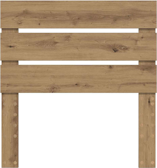 vidaXL Wooden Brown Bed Headboard 78x100cm