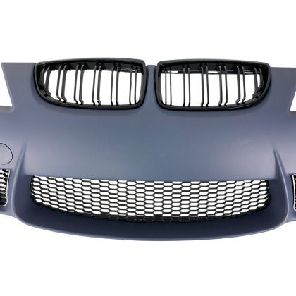 Предна Броня Bmw E90 2008+ M3 Дизайн Сърца Отвор Прожектори Без Parktronic