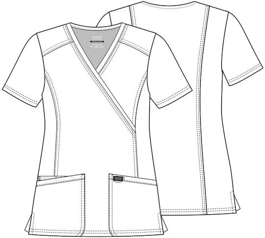Cherokee Damen Medizinische Bluse Grüne
