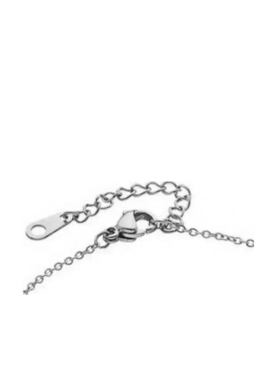 Bode Women's Steel Cross with Chain