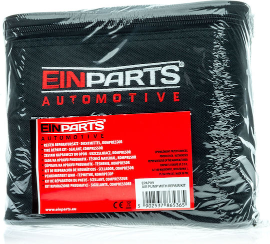 Compresor Automotive Einparts 400ml Fluid Pentru Anvelope Fără Cameră Supapă
