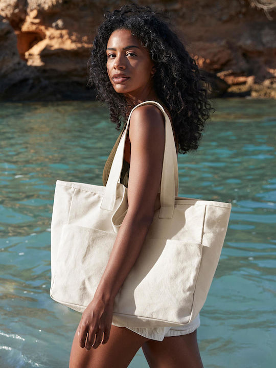 Doppelte Griff Cargo Tasche Tote Westford Mill W604 Natur