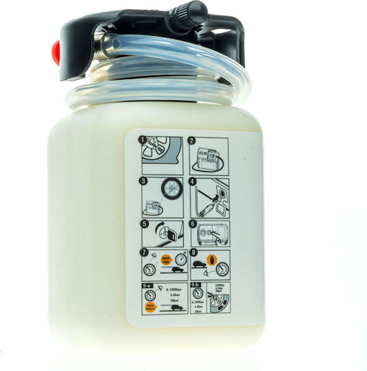 Compresor Automotive Einparts 400ml Fluid Pentru Anvelope Fără Cameră Supapă