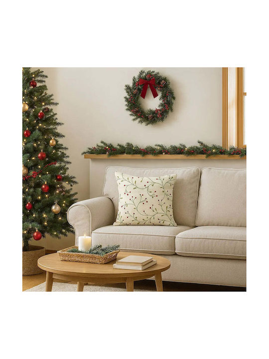 Phos & Gaia Decorative Pillow Case Wish Natural Cotton 50x50cm