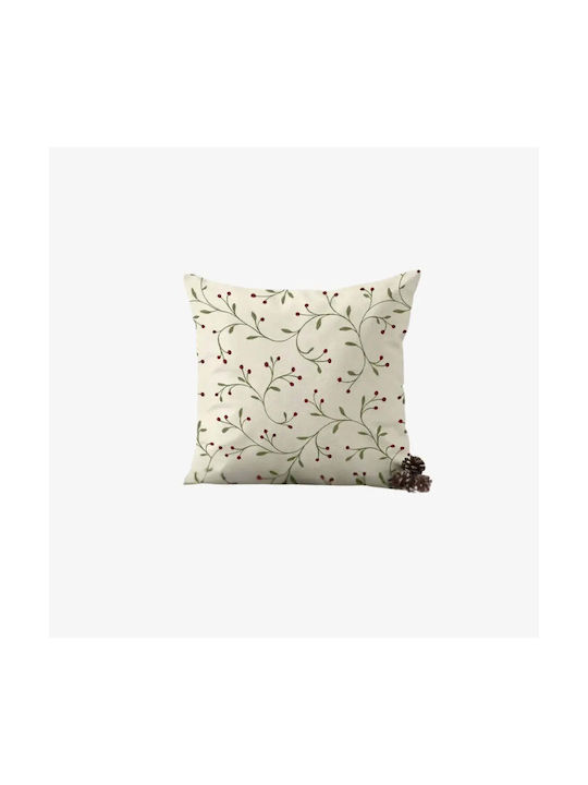 Phos & Gaia Decorative Pillow Case Wish Natural Cotton 50x50cm