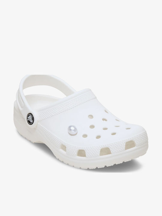 Crocs Джибитс Декорация За Обувки Бяла