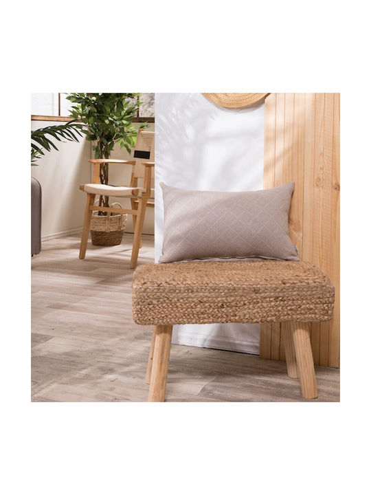 Teoran Față De Pernă Decorativă Albă 65x65cm