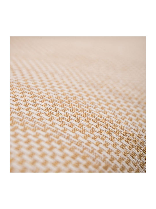 Teoran Rieti Ριχτάρι Τετραθέσιου Καναπέ Chenille 180x350εκ. Μπεζ