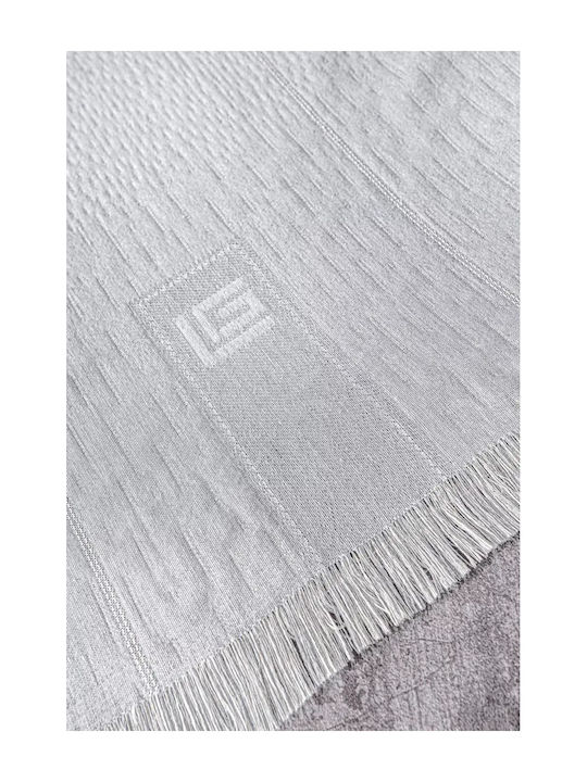 Guy Laroche Soho Sesselüberwurf Chenille 180x150cm Silber