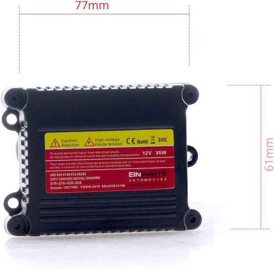 Xenon Canbus H1m 5000k Slim Kit Error-free Hid Kits In Cars