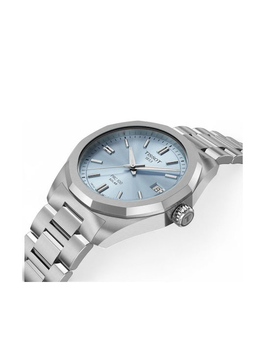 Tissot Ρολόι Solar με Μεταλλικό Μπρασελέ