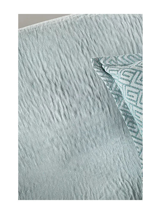 Guy Laroche Chenille Sesselüberwurf 180x150cm Aqua
