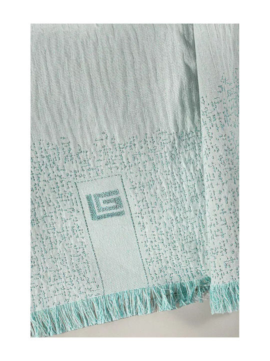 Guy Laroche Chenille Sesselüberwurf 180x150cm Aqua