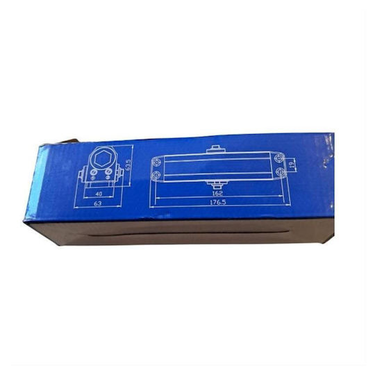 Import Hellas Door Closer White