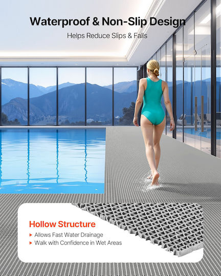 Vevor Plastic Floor PVC in Roll M500xW90cm