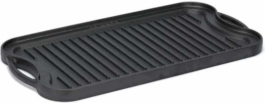 Grill Pan Griddle Made Pure Cast Iron 51x26x2.5cm Heinner Dcn65357