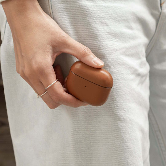 Native Union Θήκη Δερμάτινη σε Καφέ χρώμα για Apple AirPods 1 / AirPods 2