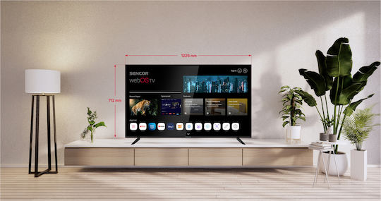 Sencor Smart Τηλεόραση 55" 4K UHD LED SLE 55US804B HDR (2025)