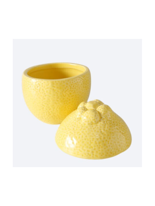 Boltze General Use Vase with Lid Yellow 180ml