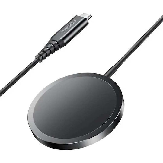 Yesido Încărcător Wireless (Qi Pad) 15W Gri