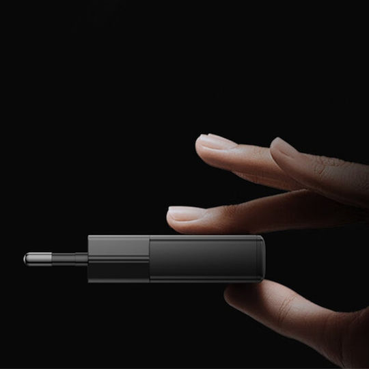 Yesido Incarcator Fara Cablu GaN cu Port USB-C 30W Power Delivery Negru