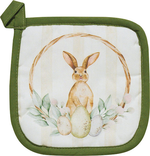 Kentia Easter Fabric Green Pot Holder 2 Pieces