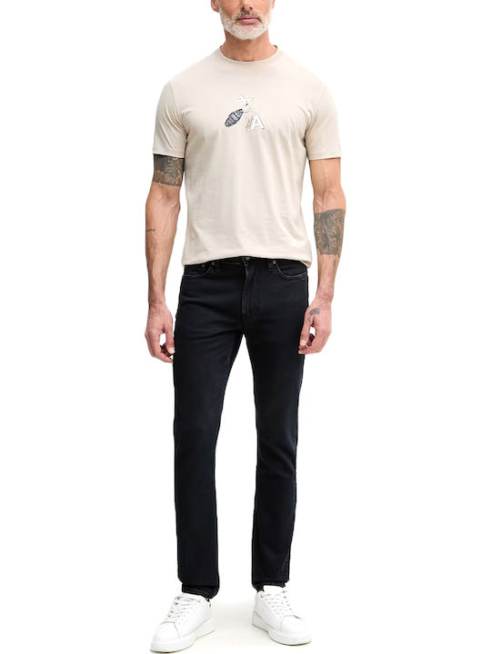 T-shirt Black-Beige