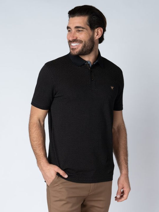 Polo Short Sleeve Blouse Black