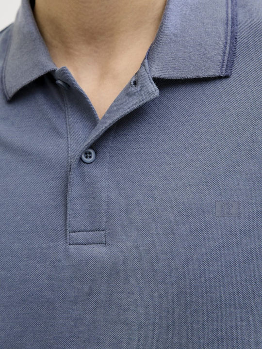 Polo Bluza Tricou Cu Mânecă Scurtă Albastră