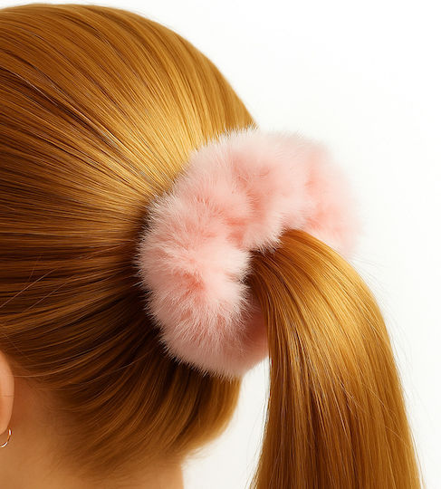 Classic Cabbage Pink Duvet Fur Hair