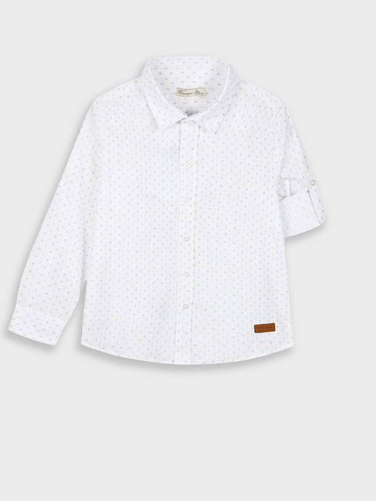Kids Shirt Long Sleeve Blue