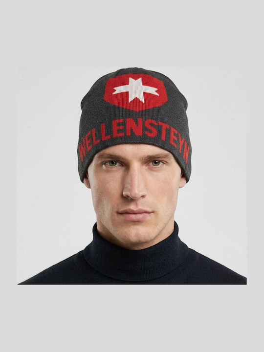 Beanie Unisex Σκούφος Πλεκτός σε Γκρι χρώμα