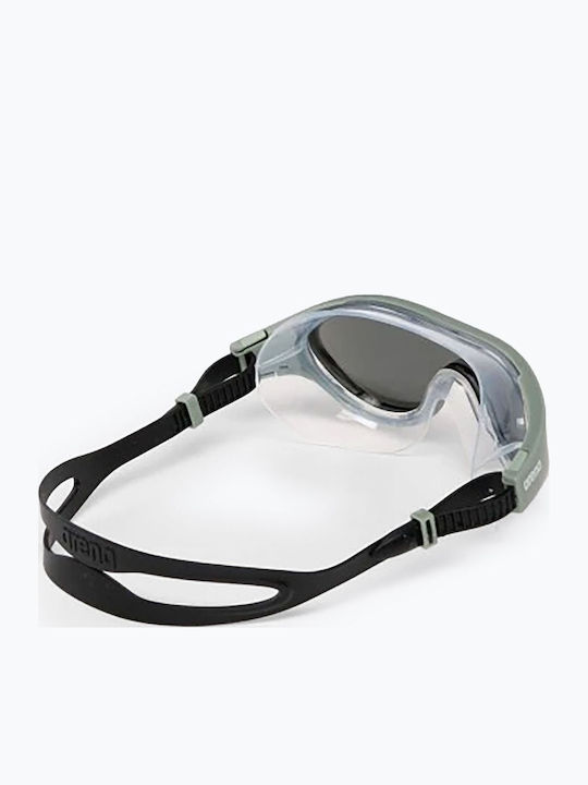 Arena One Mask Γυαλιά Κολύμβησης Ενηλίκων Ασημί