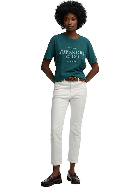 Women's Blouse Dark Pine Green