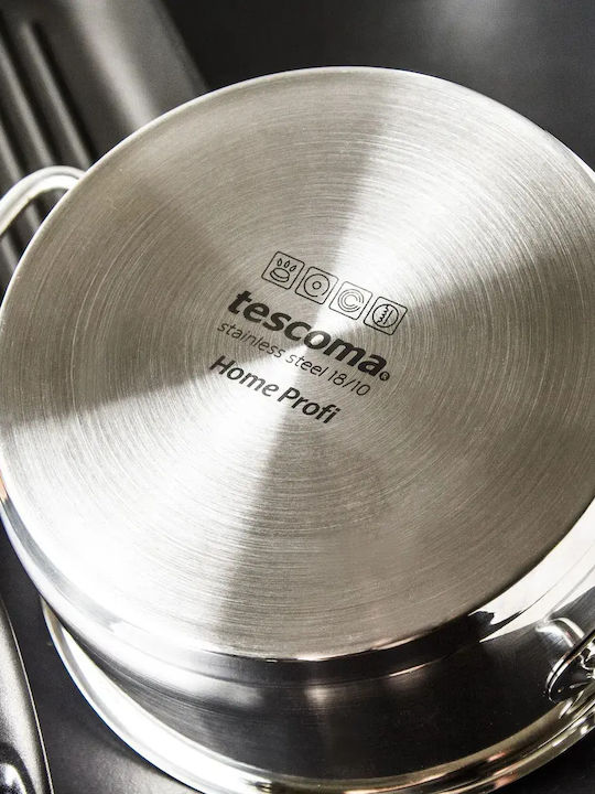 Tescoma Βαθιά Ανοξείδωτη Κατσαρόλα 4lt / 21cm