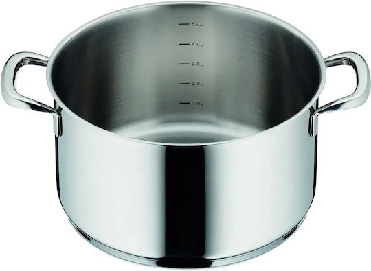 Kela Flavoria Deep Stainless Steel Pot 5.5L / 24cm