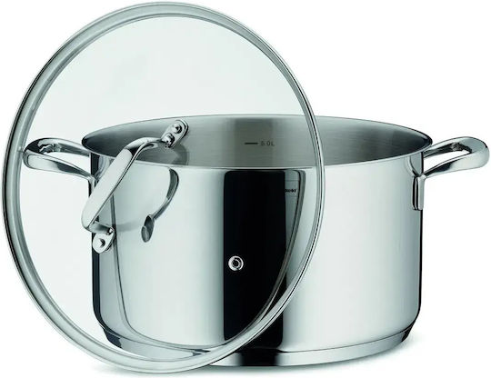 Kela Flavoria Deep Stainless Steel Pot 5.5L / 24cm