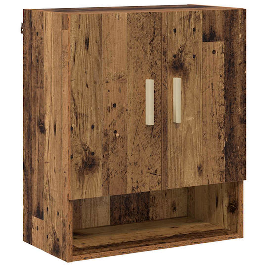 vidaXL vidaXL Badezimmerschrank 60x31x70cm Braune