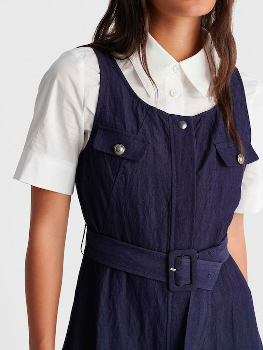 Summer Midi Blue Dress