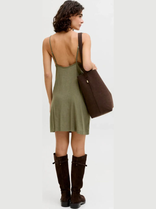 Summer Dress Dusty Olive