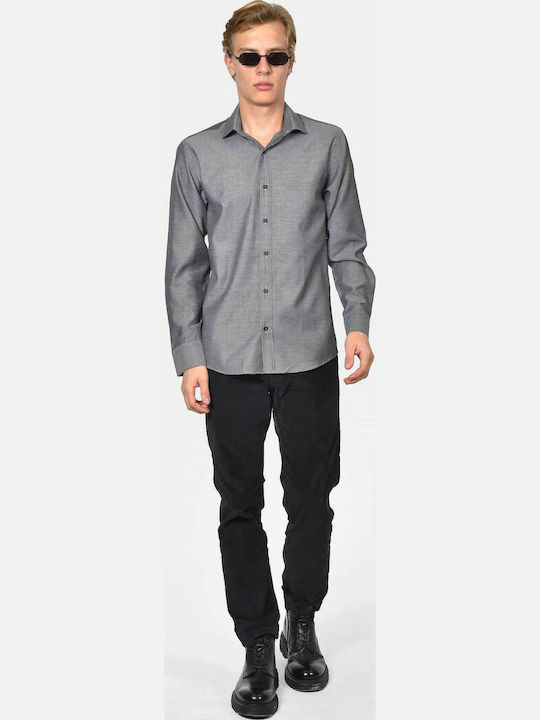 Long Sleeve Shirt in Regular Fit Grey