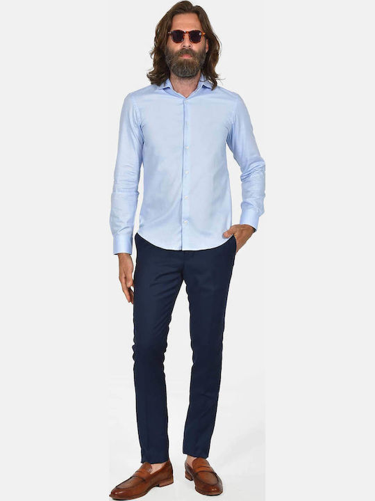 Long Sleeve Shirt in Regular Fit Light Blue
