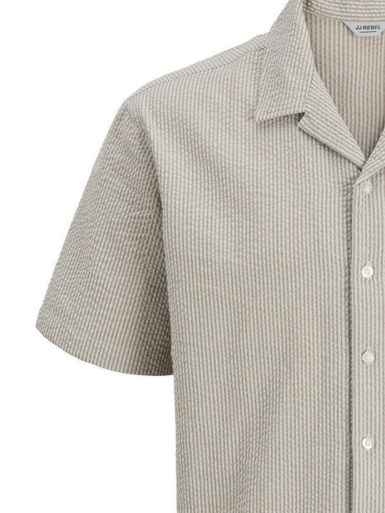 Short Sleeve Shirt Beige